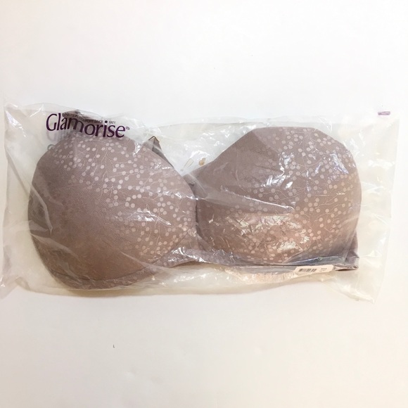 Glamorise 58A The Perfect A Bra Wireless Taupe New - Picture 6 of 6
